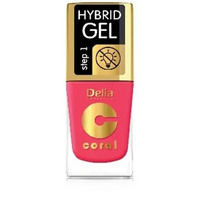 DELIA COSMETICS Coral Hybrid Gel Lakier hybrydowy do paznokci 102 Romantic Rose 11 ml