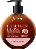 FARMONA Jantar Collagen Boost Regenerujące mydło do rąk i ciała z esencją bursztynową i kolagenem morskim 400 ml
