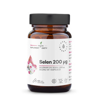 AURA HERBALS Selen 200 µg, selenian (IV) sodu Suplement diety Kapsułki 60 szt.