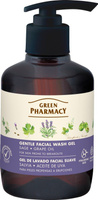 GREEN PHARMACY Delikatny żel do mycia twarzy dla skóry skłonnej do podrażnień Szałwia 270 ml