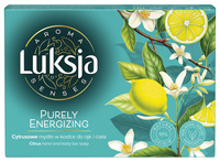 LUKSJA Aroma Senses Purely Energizing Cytrusowe mydło w kostce do rąk i ciała 90 g