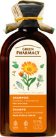 GREEN PHARMACY Szampon do włosów przetłuszczających się Nagietek i Olej rozmarynowy 350 ml