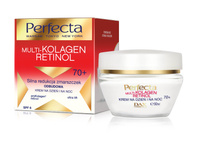 PERFECTA Multi-Kolagen Retinol 70+ Krem redukujący zmarszczki odbudowujący na dzień i noc 50 ml