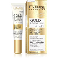 EVELINE Gold Revita Expert 30+/40+ Luksusowy złoty krem-żel ujędrniający pod oczy i na powieki 15 ml