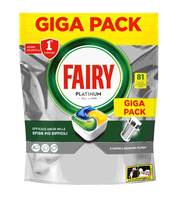 FAIRY Platinum All in One Kapsułki do zmywarki Lemon 1 op. - 81 szt.