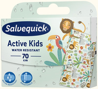 SALVEQUICK Active Kids Plaster elastyczny dla aktywnych dzieci Water Resistant 70 cm