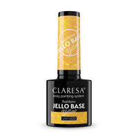 CLARESA Rainbow Jello Base Baza hybrydowa - Yellow 5 g