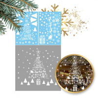 ECARLA ŚW Świąteczne naklejki na okno 2 ark.NKD02