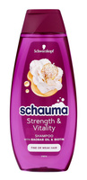 Schwarzkopf Schauma Szampon do włosów Strength & Vitality - włosy cienkie i łamliwe 400ml