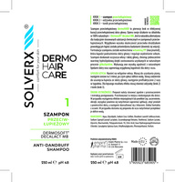 SOLVERX Dermo Hair Szampon przeciwłupieżowy 250 ml