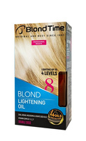 BLOND TIME 8 Olejek rozjaśniający do włosów (do 4 tonów) z witaminą E, C i F 180ml