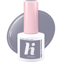 HI HYBRID Lakier hybrydowy Date #424 Clear Grey 5 ml
