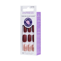 KISS ImPress Sztuczne paznokcie samoprzylepne KIMM010 (rozmiar M) 1 op. - 30 szt.