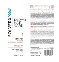 SOLVERX Dermo Hair Szampon przeciw wypadaniu włosów Sfinganiny 250 ml