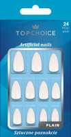 TOP CHOICE Sztuczne paznokcie LONG ALMOND PLAIN