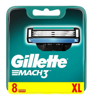 GILLETTE Mach3 Wkłady wymienne do maszynki do golenia dla mężczyzn 1 op. - 8 szt.