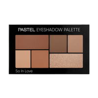 PASTEL Eyeshadow Palette Cienie do powiek So In Love nr 202 - Nude Dress 1op.