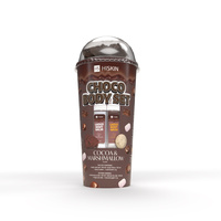 HISKIN Body Set Tuba Zestaw produktów do kąpieli - Choco (żel do mycia ciała 100ml+balsam do ciała 100ml+myjka+kula 15g)