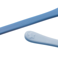 Akuku Pierwsza łyżeczka do karmienia - niebieska zestaw 2 sztuk