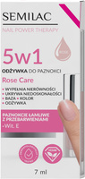 SEMILAC Odżywka do paznokci Nail Power Therapy 5w1 Rose Care 7 ml