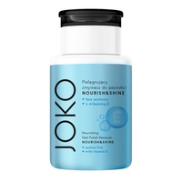 Joko Nails Nourish&Shine Pielęgnujący bezacetonowy zmywacz do paznokci 200 ml