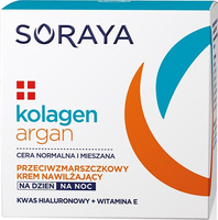 Soraya Kolagen Argan Krem nawilżający przeciwzmarszczkowy na dzień i noc  50ml