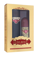 CUBA Zestaw prezentowy dla mężczyzn Royal (Woda toaletowa spray 100 ml + Dezodorant roll-on 50 ml)