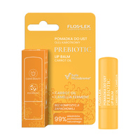 FLOSLEK Prebiotic Lip Care Prebiotyczna pomadka do ust olej karotkowy 4 g
