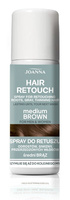 JOANNA Hair Retouch Spray do retuszu odrostów,siwizny i przerzedzonych włosów - Medium Brown 75 ml