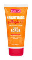 Beauty Formulas Brightening Vitamin C Delikatny Peeling rozjaśniający do twarzy z Witaminą C 150ml