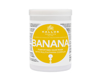 KALLOS Maska d/włosów 1000ml Banana z kom.Multiwi&