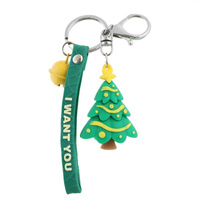 Breloczek z przywieszkami i smyczą - choinka 1szt