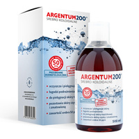 AURA HERBALS Srebro Koloidalne 50 ppm Argentum200 tonik 500 ml