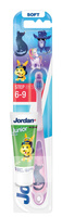 JORDAN Step By Step Szczoteczka do zębów dla dzieci 6-9 lat Soft + mini pasta 1 szt.