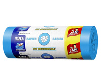 Sarantis Jan Niezbędny Worki do segregacji śmieci niebieskie - papier 120L 1op.-10szt