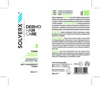 SOLVERX Dermo Hair Tonik przeciwłupieżowy 100ml