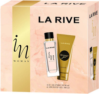 LA RIVE Zestaw prezentowy damski In Woman (Woda perfumowana 90 ml + Żel pod prysznic 100 ml)