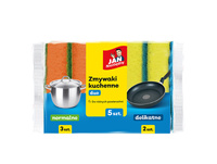 JAN NIEZBĘDNY Zmywaki kuchenne DUO (normalne i delikatne) 1op.-5szt