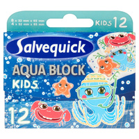 Salvequick Plastry Aqua Block  Kids 1 op-12szt
