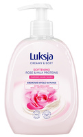 Luksja Creamy & Soft Wygładzające Kremowe Mydło w płynie Róża & Proteiny Mleka 500ml