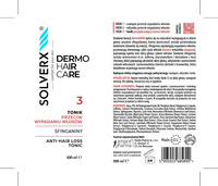 SOLVERX Dermo Hair Tonik przeciw wypadaniu włosów Sfinganiny 100 ml