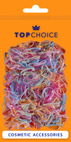 TOP CHOICE Gumki do włosów - mix kolorów (26942) 1 op. - 500 szt.