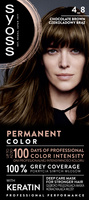 SYOSS Permanent Color Farba do włosów 4-8 Czekoladowy Brąz