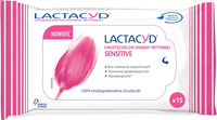 LACTACYD Sensitive Chusteczki do higieny intymnej 1 op. - 15 szt.