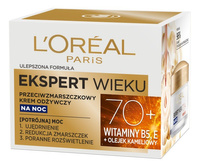 LOREAL Ekspert Wieku 70+ Przeciwzmarszczkowy Krem odżywczy na noc 50 ml