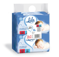 LULA Chusteczki nawilżane z Pantenolem 72szt 3+1 gratis