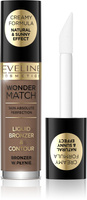 EVELINE Wonder Match Bronzer w płynie nr 02 4.5 ml