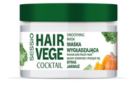 SESSIO Hair Vege Coctail Wygładzająca Maska do włosów szorstkich i puszących się - Dynia i Jarmuż 250ml