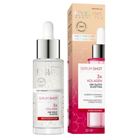 EVELINE Face Therapy Professional Serum Shot Kuracja odbudowująca - 3 x Kolagen 30 ml
