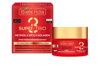BIELENDA SUPER TRIO 40+ Intensywnie Nawilżający Krem przeciwzmarszczkowy 50ml